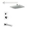 Thermostatic Tub and Shower Faucet Set with Rain Shower Head